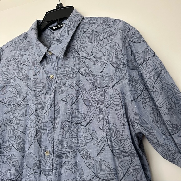 Travis Mathew Mens Collar Button Down Shirt - Picture 4 of 9